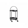 Cane-Line Roll Trolley midnight blue full - Cane-Line Roll Trolley midnight blue full