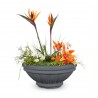 The Outdoor Plus Roma GFRC Concrete Planter Bowl Gray