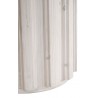 Essentials For Living Roma 54" Round Dining Table - White Wash Pine - Base Angle