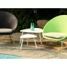 Whiteline Modern Living Rowan Indoor / Outdoor Side Table - Whiteline Modern Living Rowan Indoor / Outdoor Side Table