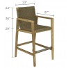 Royal Teak Admiral Bar Chair