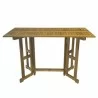 Royal Teak Admiral Bar Drop Leaf Table 64" Front View - Royal Teak Admiral Bar Drop Leaf Table 64" Front View