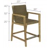Royal Teak Admiral Counter Height