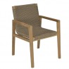 Royal Teak Admiral Dining Chair Sand Front 
