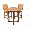 Royal Teak Bar Table Set
