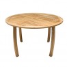 Royal Teak Dolphin Table 50" Round Front