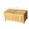 Royal Teak Storage Box - Large Dims - Royal Teak Storage Box - Large Dims