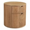 Moe's Home Collection Theo Two Drawer Nightstand - Angled View