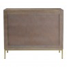 Moe's Home Collection Corolla Three Drawer Chest - Back Angle