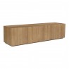Moe's Home Collection Plank Media Cabinet - Natural - Front Side Angle