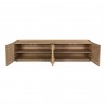Moe's Home Collection Plank Media Cabinet - Natural - Front Opened Angle