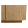 Moe's Home Collection Plank Media Cabinet - Natural - Side Closeup Angle