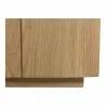 Moe's Home Collection Plank Media Cabinet - Natural - Side Closeup Angle - Moe's Home Collection Plank Media Cabinet - Natural - Side Closeup Angle