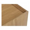 Moe's Home Collection Plank Nightstand - Natural - Side Closeup Top Angle