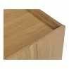 Moe's Home Collection Plank Nightstand - Natural - Side Closeup Top Angle - Moe's Home Collection Plank Nightstand - Natural - Side Closeup Top Angle