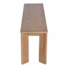 Moe's Home Collection Angle Dining Bench - Large Oak - Side Angle