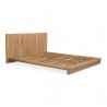 Moe's Home Collection Plank Queen / King Bed - Front Side Angle
