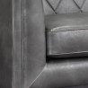 Sunpan Salvatore Sofa - Overcast Grey - Seat Closeup Angle