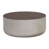 Sunpan Diaz Coffee Table in Grey-Wood Grain Brown - Front Angle