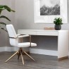 Sunpan Ilona Desk - Oyster Shagreen - Lifestyle