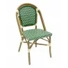 Hand Painted Aluminum Frame Side Chair - RT-01 - Green - Hand Painted Aluminum Frame Side Chair - RT-01 - Green