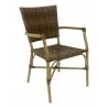 Hand Painted Aluminum Frame Arm Chair - RT-04 - Bamboo Angled - Hand Painted Aluminum Frame Arm Chair - RT-04 - Bamboo Angled