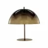 Sunpan Domina Table Lamp in Antique Brass-Black Ombre - Front Angle - Sunpan Domina Table Lamp in Antique Brass-Black Ombre - Front Angle