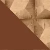 Rustic Brown and 3D Brown Prints - Swatch - Rustic Brown and 3D Brown Prints - Swatch
