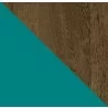 Rustic Brown and Aqua Blue - Swatch - Rustic Brown and Aqua Blue - Swatch