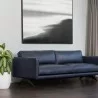 Sunpan Rogers Sofa Cortina Ink Leather - Lifestyle  - Sunpan Rogers Sofa Cortina Ink Leather - Lifestyle 