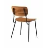 Greenington Soho Chair Amber - Set of Two - Back Side Angle - Greenington Soho Chair Amber - Set of Two - Back Side Angle