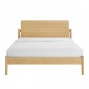 Greenington Monterey Queen Platform Bed, Wheat - Front Angle