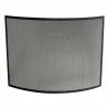 Mr. Bar-B-Q UniFlame® Single Panel Curved Black Wrought Iron Screen - Mr. Bar-B-Q UniFlame® Single Panel Curved Black Wrought Iron Screen