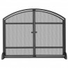 Mr. Bar-B-Q UniFlame® Single Panel Black Wrought Iron Arch Top with Doors