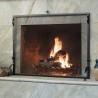 Mr. Bar-B-Q UniFlame® Single Panel Black Wrought Iron Screen, Small