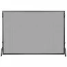 Mr. Bar-B-Q UniFlame® Single Panel Black Wrought Iron Screen, Large - Mr. Bar-B-Q UniFlame® Single Panel Black Wrought Iron Screen, Large