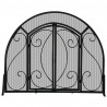 Mr. Bar-B-Q UniFlame® Single Panel Black Wrought Iron Arch Top with Doors