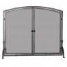 Mr. Bar-B-Q UniFlame®  Single Panel Olde World Iron Screen with Doors, Large