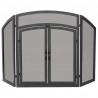 Mr. Bar-B-Q UniFlame® 3 Fold Black Wrought Iron Arch Top with Doors