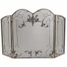 Mr. Bar-B-Q UniFlame® 3 Fold Venetian Bronze Screen Finish with Leaf Scrolls - Mr. Bar-B-Q UniFlame® 3 Fold Venetian Bronze Screen Finish with Leaf Scrolls