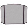 Mr. Bar-B-Q UniFlame® 3 Fold Bronze Finish Wrought Iron Screen with Continuous Arch