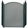 Mr. Bar-B-Q UniFlame® 3 Fold Large Diameter Black Finish Screen with Woven Mesh - Mr. Bar-B-Q UniFlame® 3 Fold Large Diameter Black Finish Screen with Woven Mesh