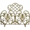 Mr. Bar-B-Q UniFlame® Single Panel Antique Gold Finish Cast Aluminum Screen - Mr. Bar-B-Q UniFlame® Single Panel Antique Gold Finish Cast Aluminum Screen