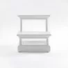 Nova Solo Halifax Bed Step Stool - White - Front Angle - Nova Solo Halifax Bed Step Stool - White - Front Angle