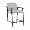 Sunpan Meadow Counter Stool - Vault Fog - Front Side Angle - Sunpan Meadow Counter Stool - Vault Fog - Front Side Angle