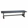 Woodard Augusta Woodlands Dining Bench - Angled - Woodard Augusta Woodlands Dining Bench - Angled