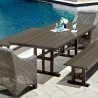 Woodard Augusta Woodlands Rectangle Dining Table - Lifestyle