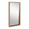 Sunpan Fresno Floor Mirror Natural - Front Side Angle - Sunpan Fresno Floor Mirror Natural - Front Side Angle