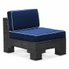 Woodard Lorenzo by Alexa Hampton Armless Chair - Angled and Zoomed - Woodard Lorenzo by Alexa Hampton Armless Chair - Angled and Zoomed