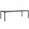 Woodard Lorenzo Rectangular Dining Table - Angled and Zoomed - Woodard Lorenzo Rectangular Dining Table - Angled and Zoomed